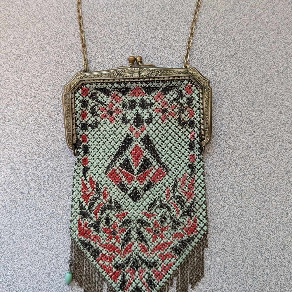 Vintage 1920s Whiting & Davis Mesh Metal Purse